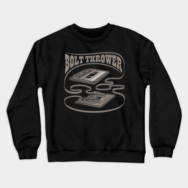 Bolt Thrower Exposed Cassette Crewneck Sweatshirt by Vector Empire